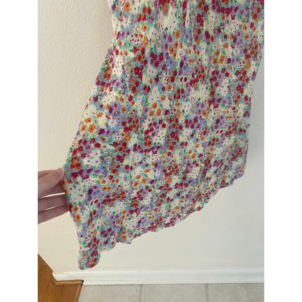 Revolve Rails Gigi Fleur Floral Sun Dress Flutter Sleeves L - Picture 9 of 14